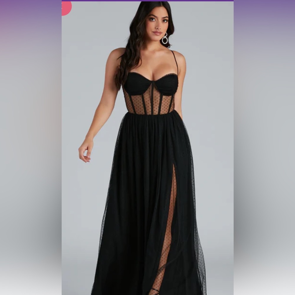 Black Floor Length Dress